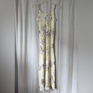 Victoria's Secret Sheer Floral Maxi Slip Dress